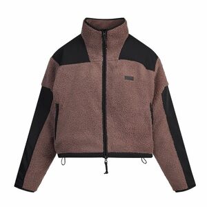 SKIMS Faux Shearling Zip Jacket